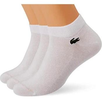 Calcetines Lacoste Sport Corto Blanco 3 Unidades