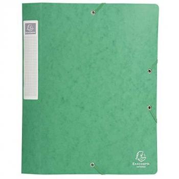 Scatola Portadocumenti A4 Verde con Retro da 40mm in Cartoncino Lucido (Lotto di 10)