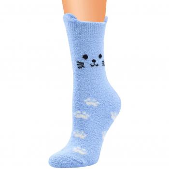 Tapis de Pieds Corail Polaire « Feline Chic »