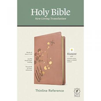 NLT Thinline Reference Bible, Filament Enabled Edition (Red Letter, Leatherlike, Pink)