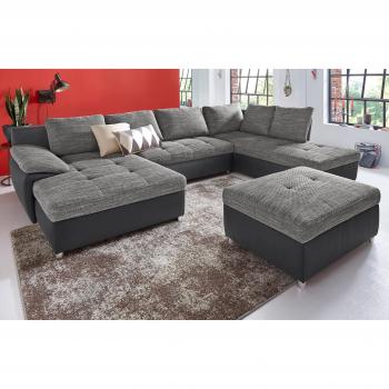 Sit&more Wohnlandschaft Labene U-Form, wahlweise mit Schlafgelegenheit