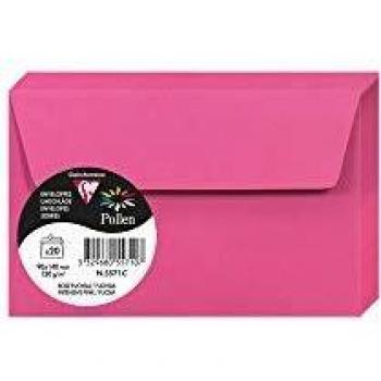 Enveloppes Pollen Fuchsia Clairefontaine (x20)