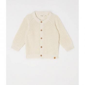 Elegante Gebreide Cardi Sp Beige