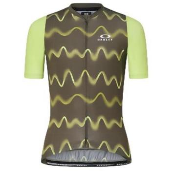 Jersey Oakley Endurance Dazzle Camo Verde con Maniche Brevi