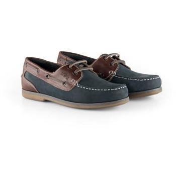 Women's Catesby Pippa High-Quality Leather Boat Shoes – Navy, 8