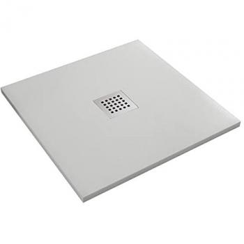 Piatto Doccia Marmo Resina Grigio Chiaro 70x90