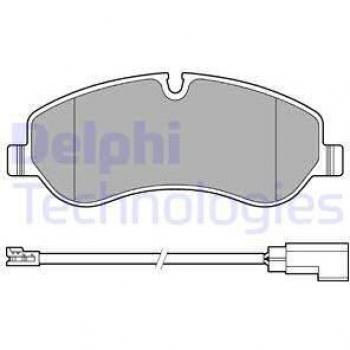 DELPHI Plaquettes de frein, kit avec capteur d'usure
