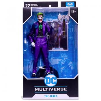Figura de Acción DC Multiverse The Joker Mcfarlane Pack Deluxe 18 cm con Accesorios y Bases