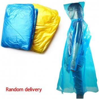 Gemak 1Pcs Volwassen Eenmalige Regenbescherming Kleur Willekeurig