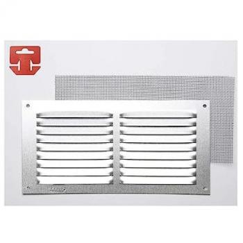 Cafepress Rejilla con Mosquitera de Aluminio 0.6 Natural 200x100mm