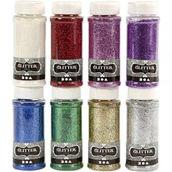 RadiantGlimmer 8×110g Assorted Glitter Set