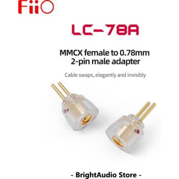 Cavo FiiO LC‑78A in fibra ottica trasparente per cuffie