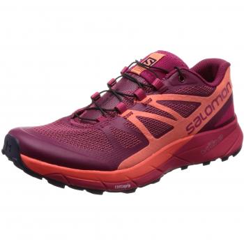 Salomon Damen Sense Ride W Trailrunning-Schuhe, Rot, 38 EU