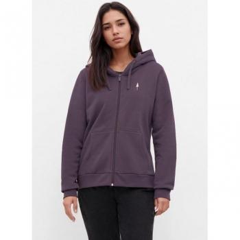 NIKIN Kapuzenpullover mit Reißverschluss Treehoodie Zip für Damen