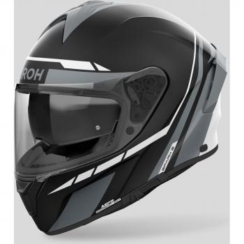 Airoh Spark 2 Spinner casco negro, gris y blanco