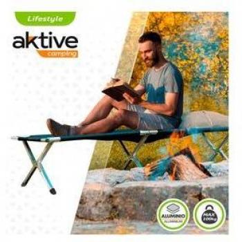 Cama Plegable Aktive para Camping 190x64 cm