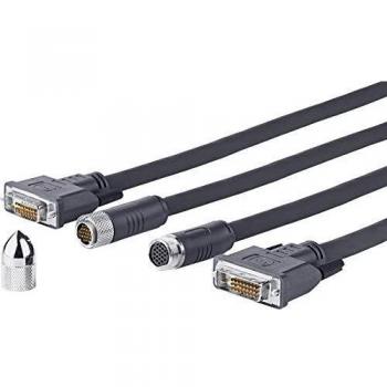 Câble DVI-D VivoLink PRODVICW20 – 20 m – Cross‑cable mural – Femelle/Femelle