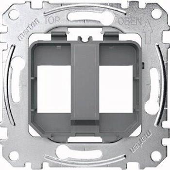 Merten MEG4566-0080 Tragplatte für Modular Jack, transparent