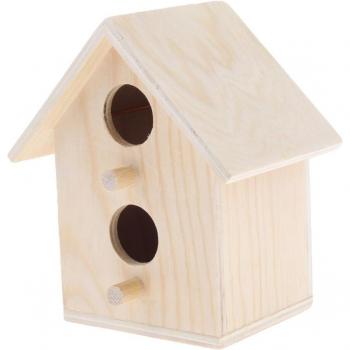 Bird House Budgie Wood Breeder's Delight