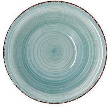 Juego de 6 cuencos cerámicos Quid Vita Aqua 18 cm, color turquesa, apto para microondas y frigorífico