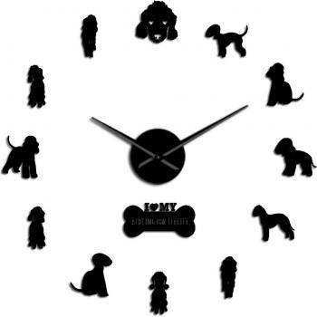 DIY Bedlington Terrier Clock