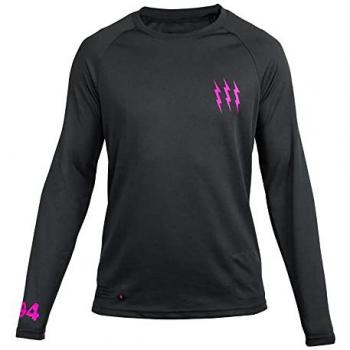 Maillot Muc-Off Riders Manga Larga Gris/Rosa