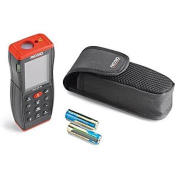 RIDGID Model Micro LM-400 Advanced Laser Distance Meter with Bluetooth Connectivity, iOS and Android Apps Available