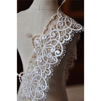 3 Colors Delicate 2M Wedding Flower Hollow-out Venice Lace Trim 5cm LC0162