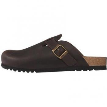 Couro Masculino Scholl Astilbe DK Marrom T40 1 Par