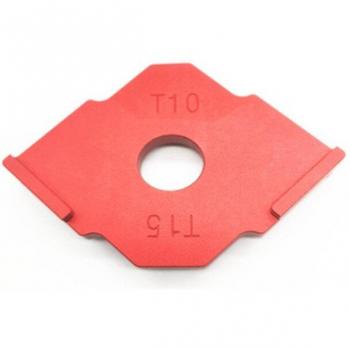 Quick-Jig Aluminium Alloy Radius Router Templates R5 R10 R15 R20 R25 R30 R35 R40 T10 T25