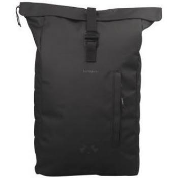 Kattbjørn Rolltop Rucksack mit Laptopfach in Schwarz