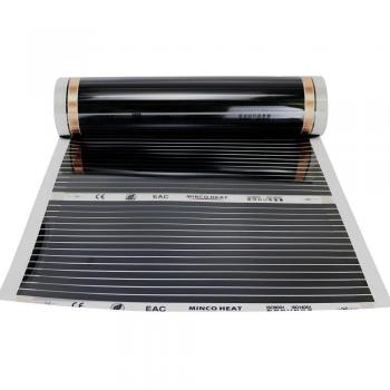 Pellicola Riscaldante 80 W/m² 50 cm – Pavimento Caldo Sotto Tappetino Nera