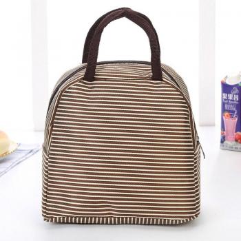 Striped Insulated Lunch Cooler