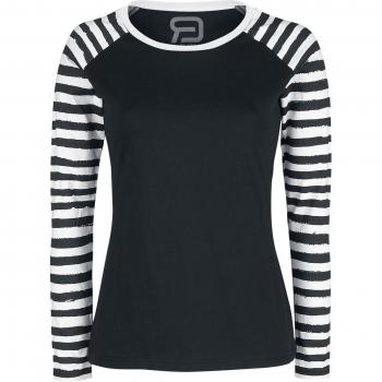 T‑shirt femme à manches longues RED by EMP – Raglan Road noir, de S à 5XL