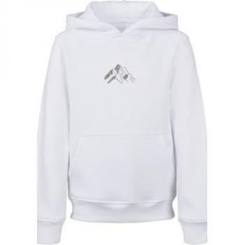 Kapuzenpullover F4NT4STIC Bergwelt Urlaub Winter Schnee, weiß Gr. 110/116