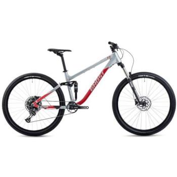 Mountainbike Ghost Kato FS Base AL – Größe 47 cm – Grau/Rot – 2025