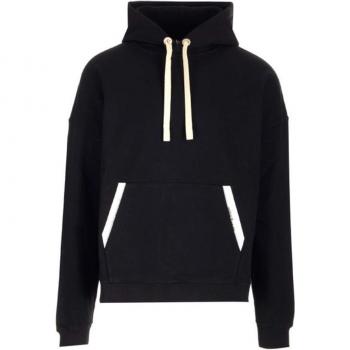 Palm Angels Men's Black Cotton Hoodie