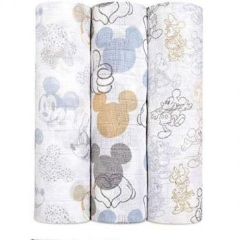 Aden + anais Pucktücher Mickey Mouse 3er Set