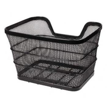 Borsa intreccio rettangolare nera