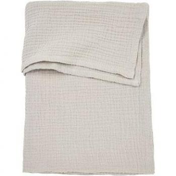 Sábana de Musselina Beige y Gris 75x100