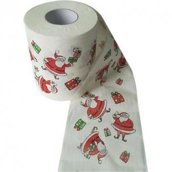 Holiday Toilet Paper with Santa