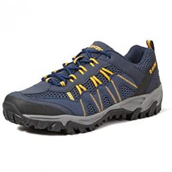 Hi‑Tec Jaguar Trekking Stiefel Herren – Marineblau/Gelb, Polyesterbau