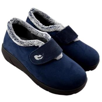 Zapatilhas de Casa Marinho Plumaflex 14117 com Fecho