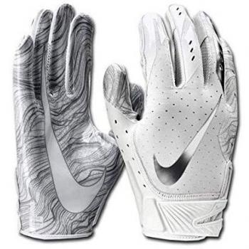Nike Vapor Jet 5.0 2018 – American Football Handgelenk Handschuhe, weiß, S