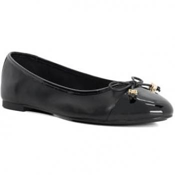 Dune London Flats Charm Trim Noir Large