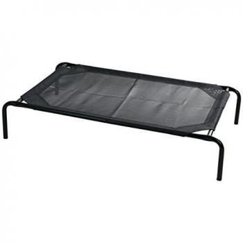 Sofá Negro para Perros Kerbl, Ideal para Vacaciones, 107 x 65 x 20 cm