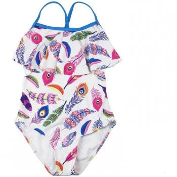 Traje de baño de colores pastel para niñas