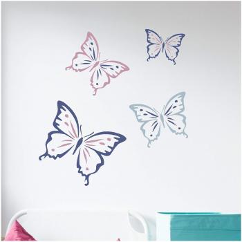 Super-Butterfly Clara Stencil for Walls – X-Large