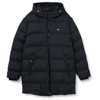 GANT Men’s Black Cloud‑Mid Coat