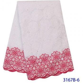 Coton en Dentelle Nigérienne – Voile d'Or et Blanc